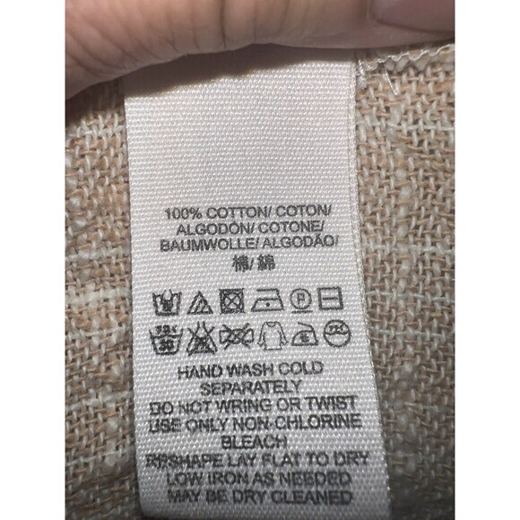 Free People Moab Neutral Jumpsuit Deep V Back Ankle Length Sz. Large - Picture 11 of 12